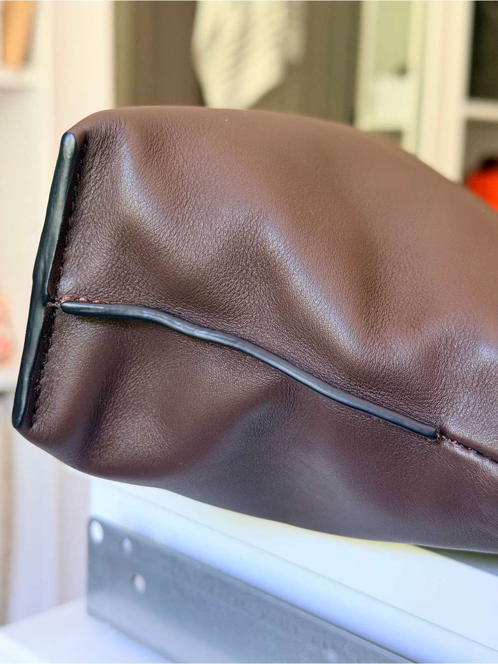 LOEWE Mini Flamenco in nappa calfskin leather - Picture 15 of 17